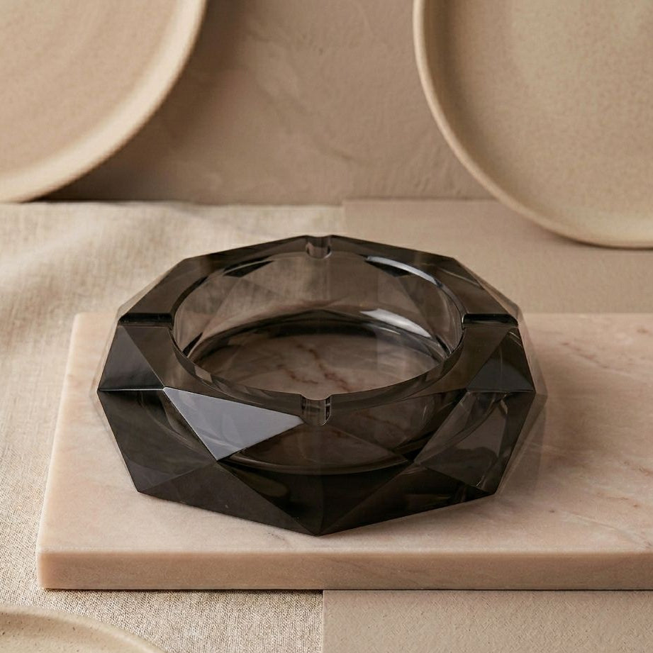 CENICERO DE CRISTAL ELEGANTE