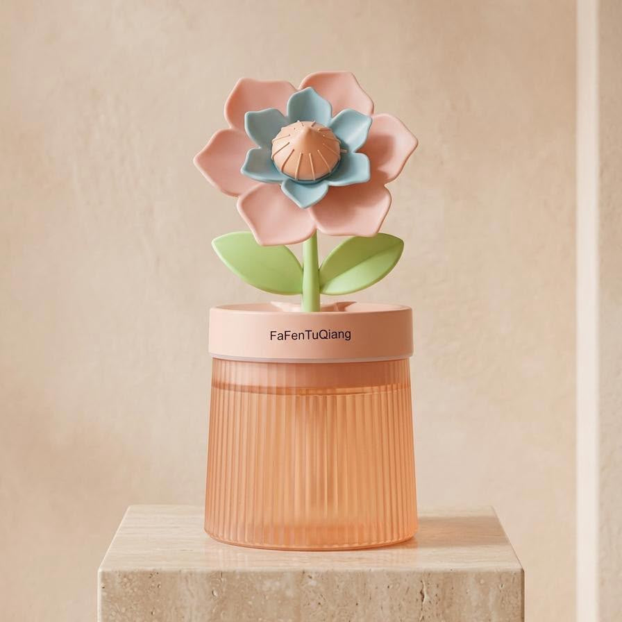 HUMIFICADOR EN FORMA DE FLOR