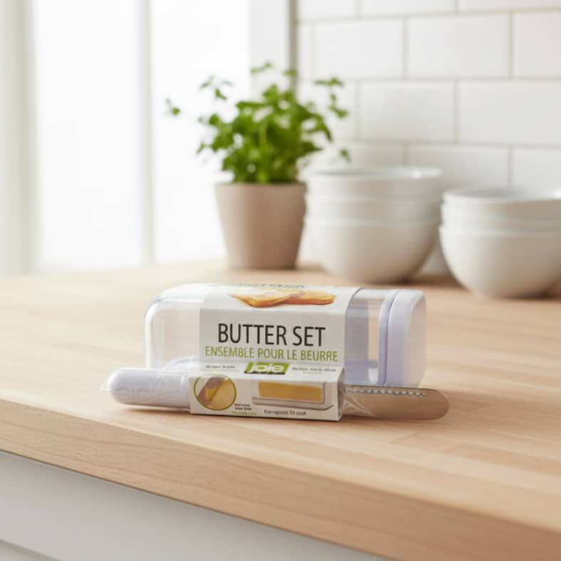 ENVASE PARA MANTEQUILLA DE PLASTICO BLANCO AMAZON