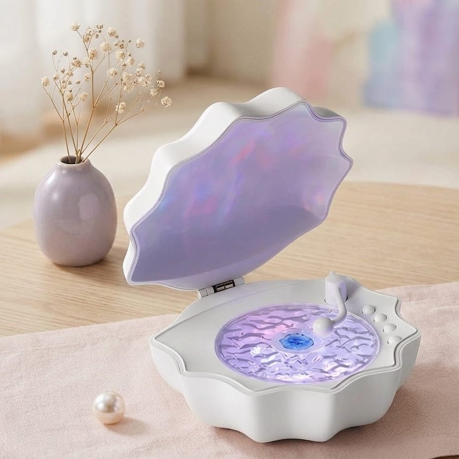 TOCADISCO DE OSTRA CON SONIDOS Y BLUETOOH GRANDE