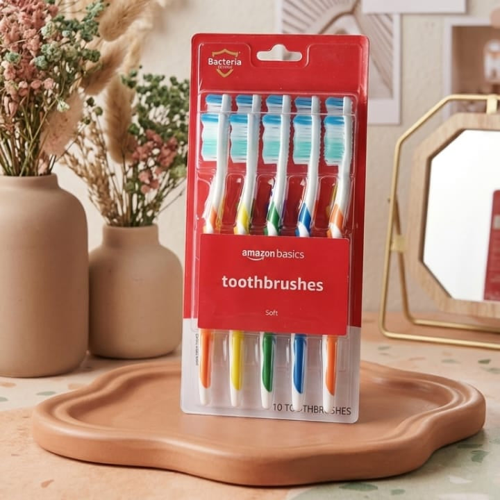 SET DE CEPILLOS AMAZON BASICS