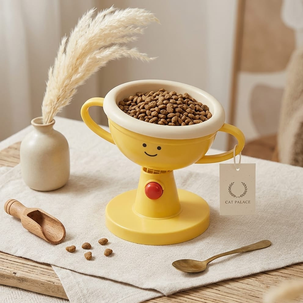 COMEDERO AJUSTABLE DE TROFEO PARA MASCOTAS