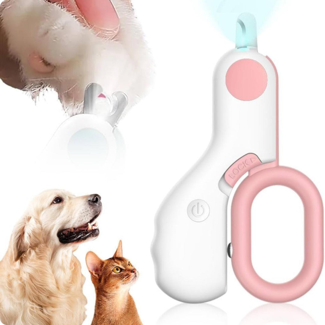 CORTAUÑAS MASCOTAS CON LUZ LED