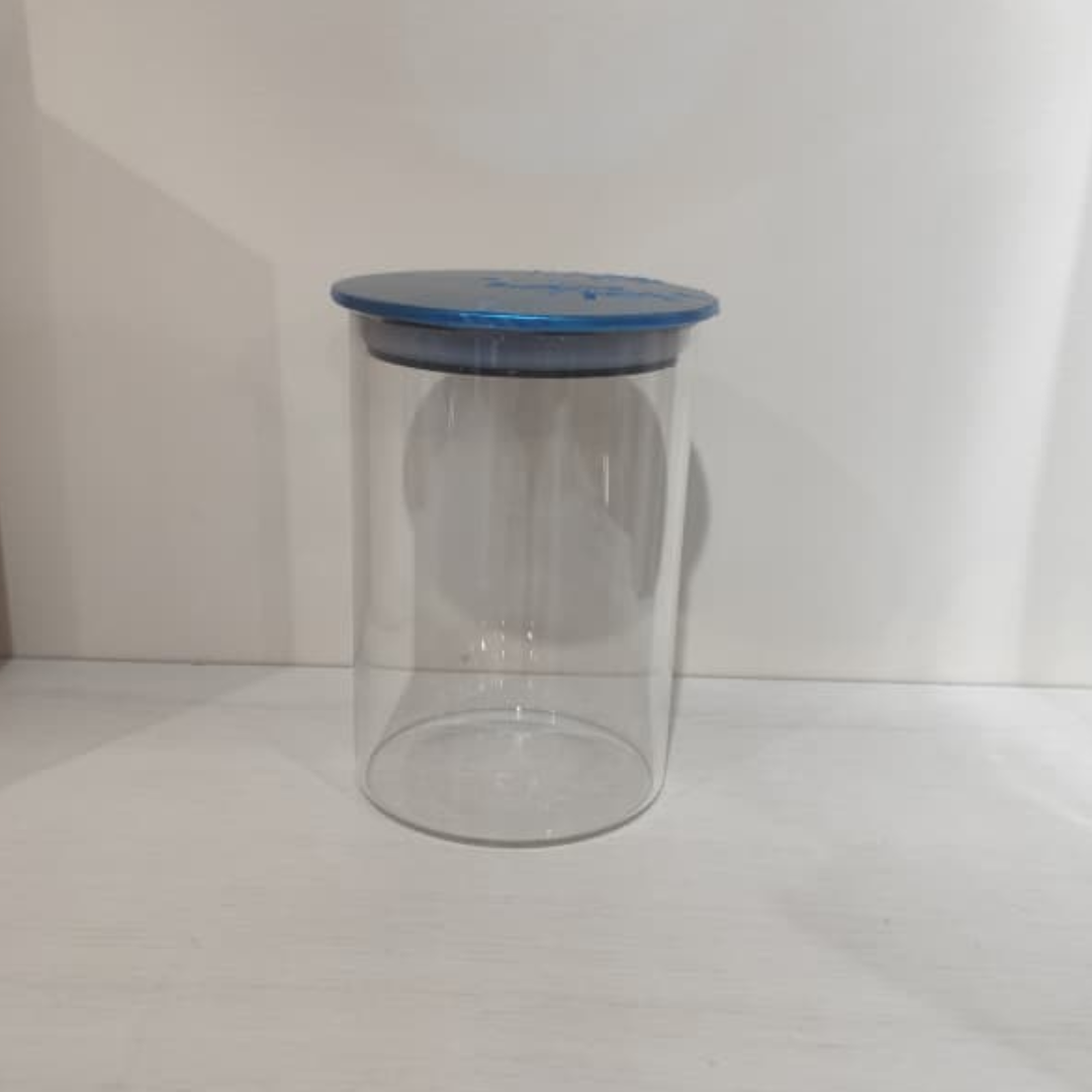 ORGANIZADOR DE VIDRIO TALLA M GORDITO CON TAPA DE ACERO