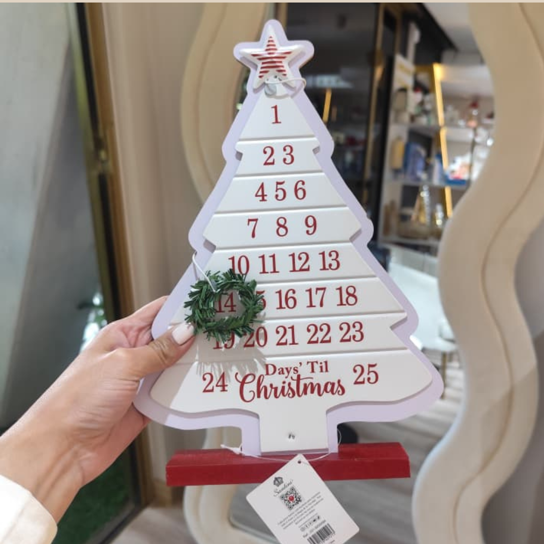 CALENDARIO DE NAVIDAD EN FORMA DE ARBOLITO