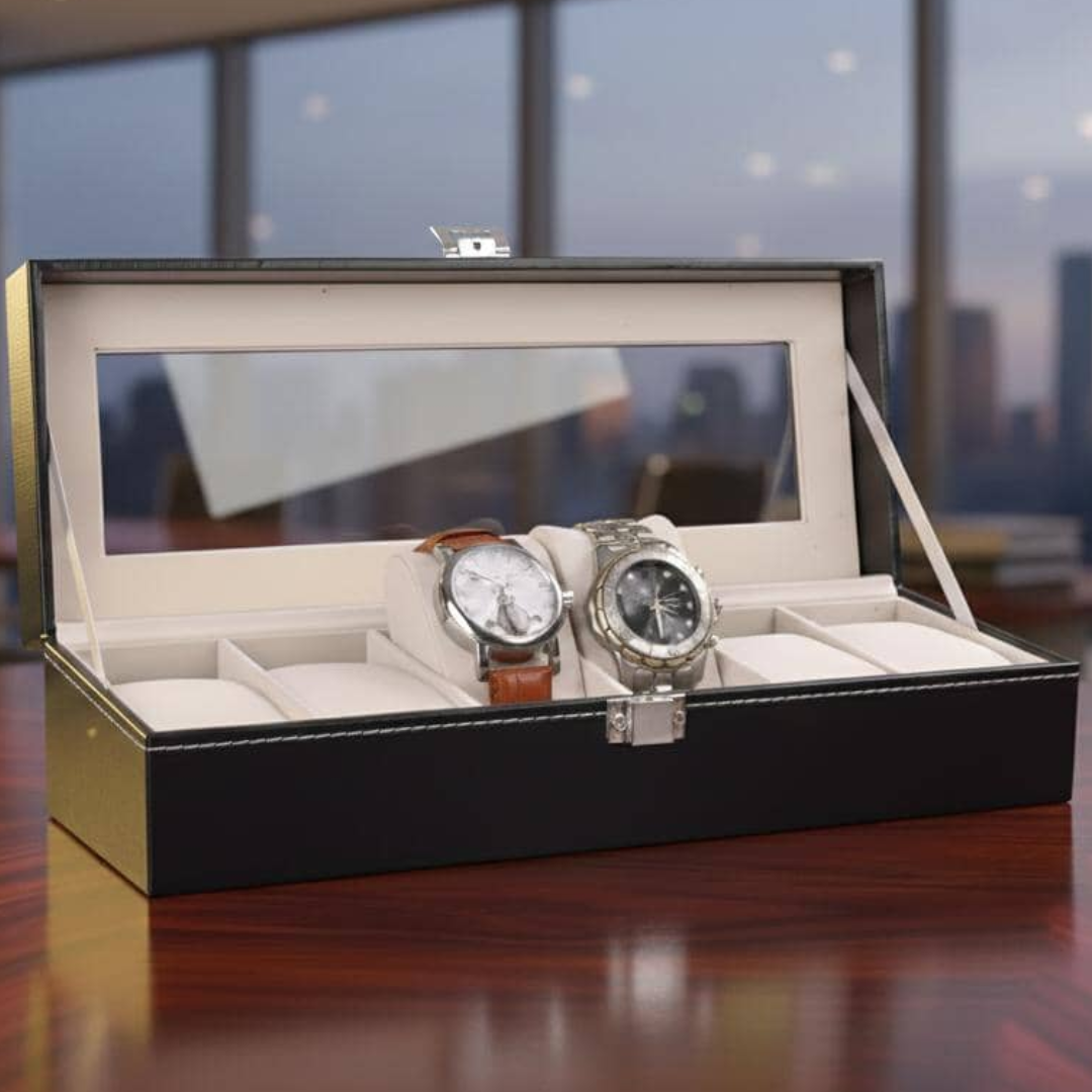 ESTUCHE PARA RELOJ DE 6 PIEZAS