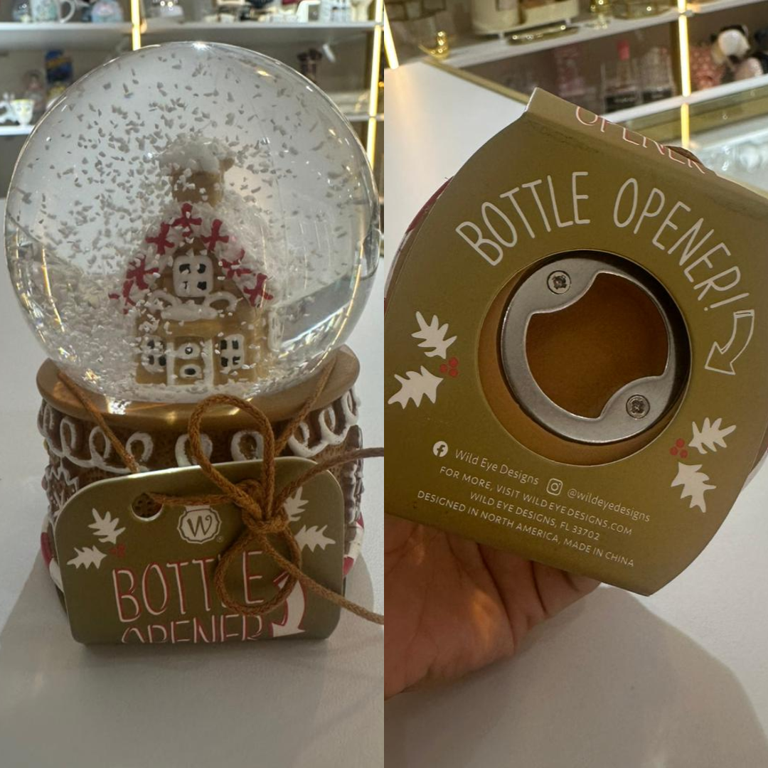 MINI BOLA DE NIEVE CON DESTAPADOR