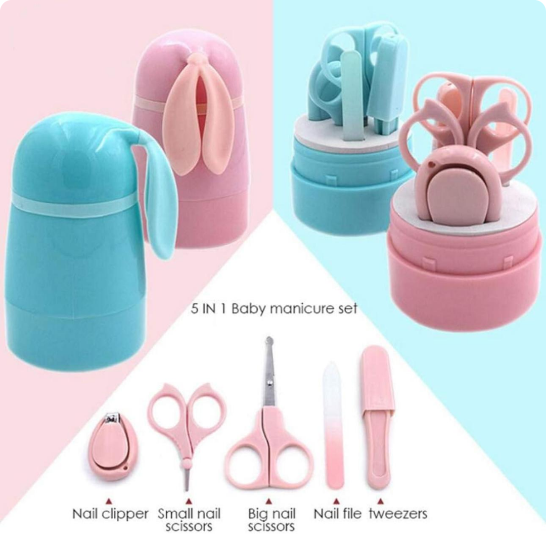 KIT DE CUIDADO PARA BEBÉS COLOR AZUL Y ROSADO