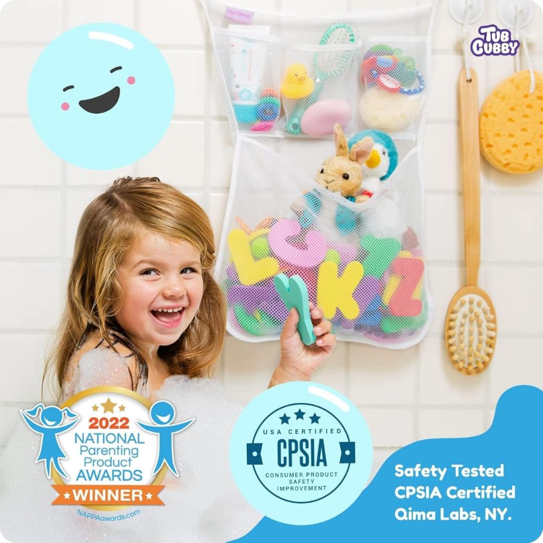 ORGANIZADOR DE MALLA PARA JUGUETES DE BAÑERA