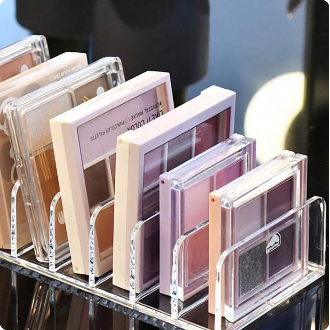 ORGANIZADOR DE MAQUILLAJE DE SOMBRAS ACRÍLICO