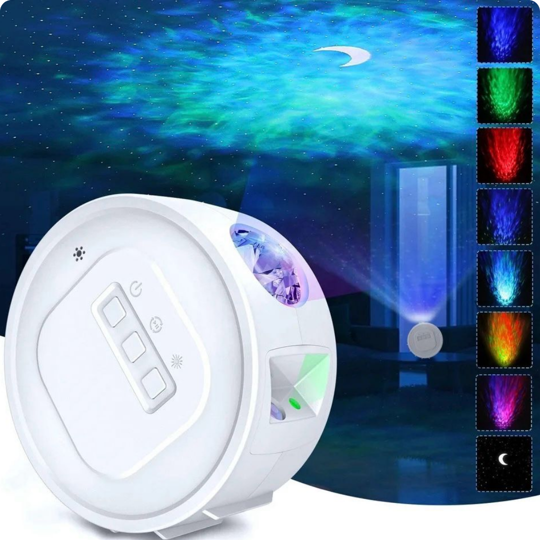 PROYECTOR REDONDO QUE ILUMINA UNIVERSO MAS LUNA
