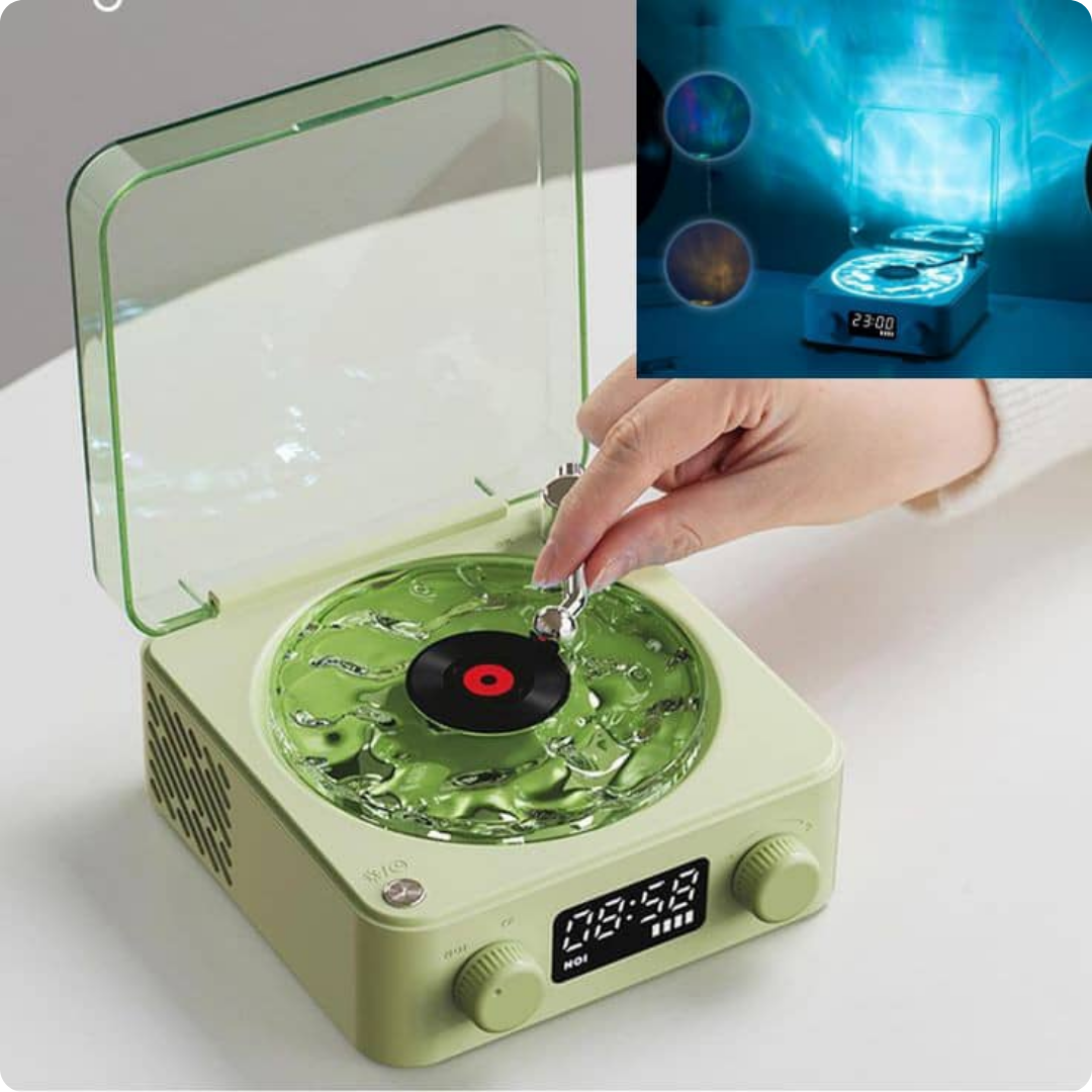 TOCADISCO DE ONDAS BOREAL CON BLUETOOTH VERDE
