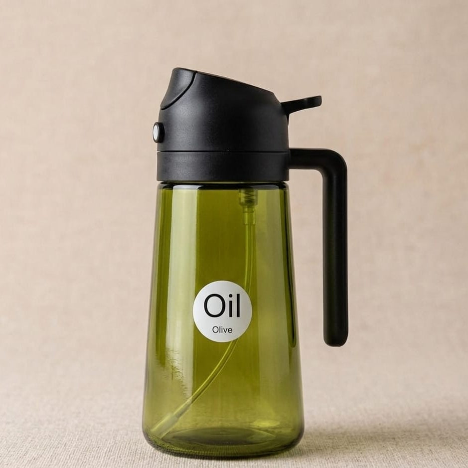 DISPENSADOR 2 EN 1 PARA ACEITE COLOR VERDE