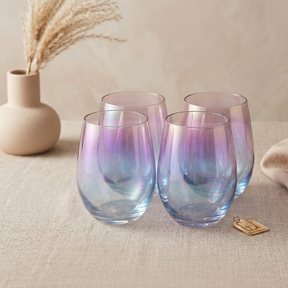 SET DE 4 VASOS TORNASOL
