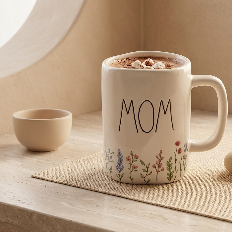 TAZA BLANCA MOM
