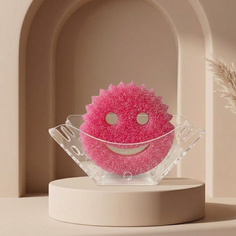 SOPORTE PARA ESPONJAS DE ACRIÍLICO GRANDE SCRUB DADDY