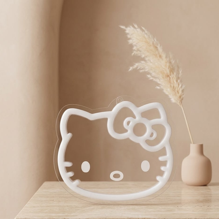LAMPARA NEON HELLO KITTY