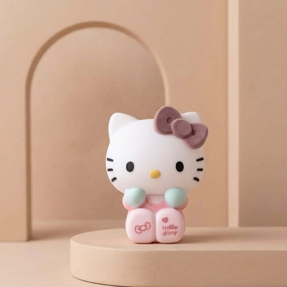 LÁMPARA TÁCTIL DE HELLO KITTY CON CONTROL