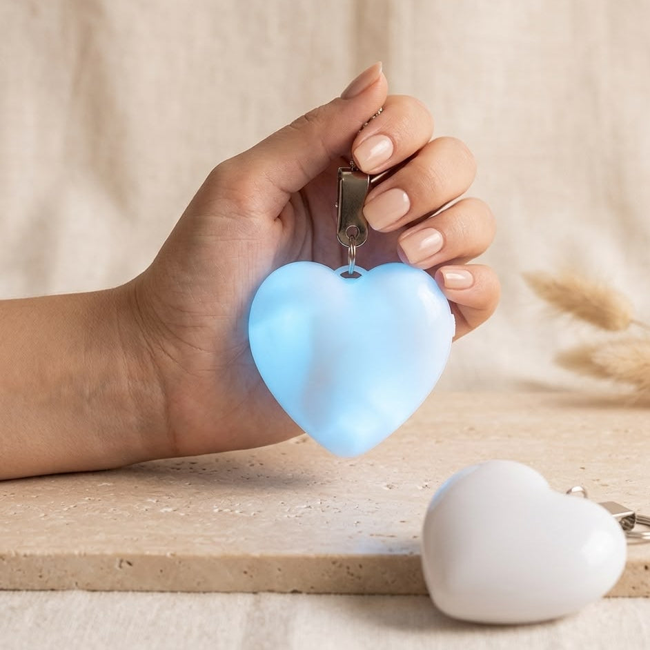 LINTERNA DE CORAZÓN PARA CARTERA