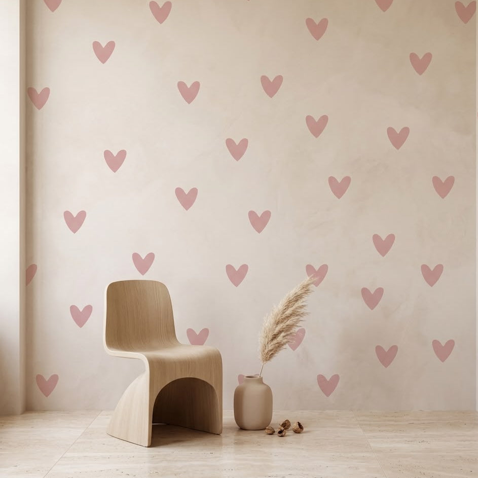 CORAZONES EN VINIL