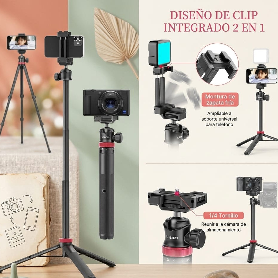 TRIPODE ULANZI PARA CAMARA PROFESIONAL