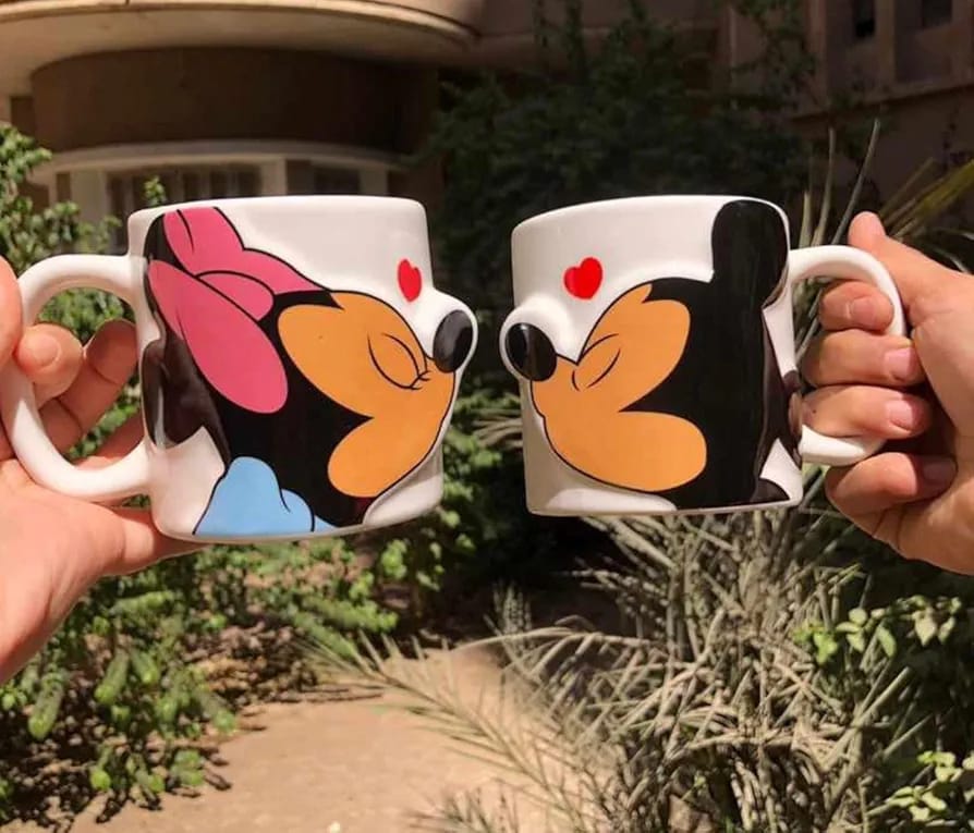 SET DE 2 TAZAS MINNIE Y MICKEY