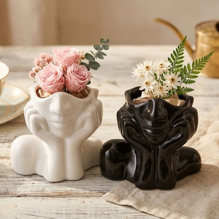 FLORERO DE MEDIO ROSTRO