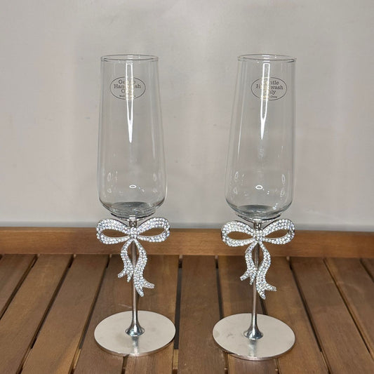 COPA ALTA CON LAZO PLATEADO