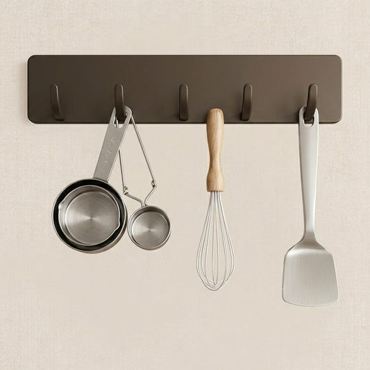 GANCHOS TIPO PERCHERO GRIS PARA HOGAR