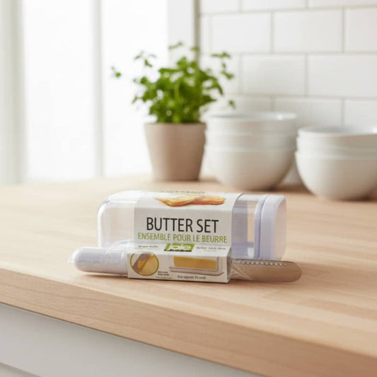 ENVASE PARA MANTEQUILLA DE PLASTICO BLANCO AMAZON