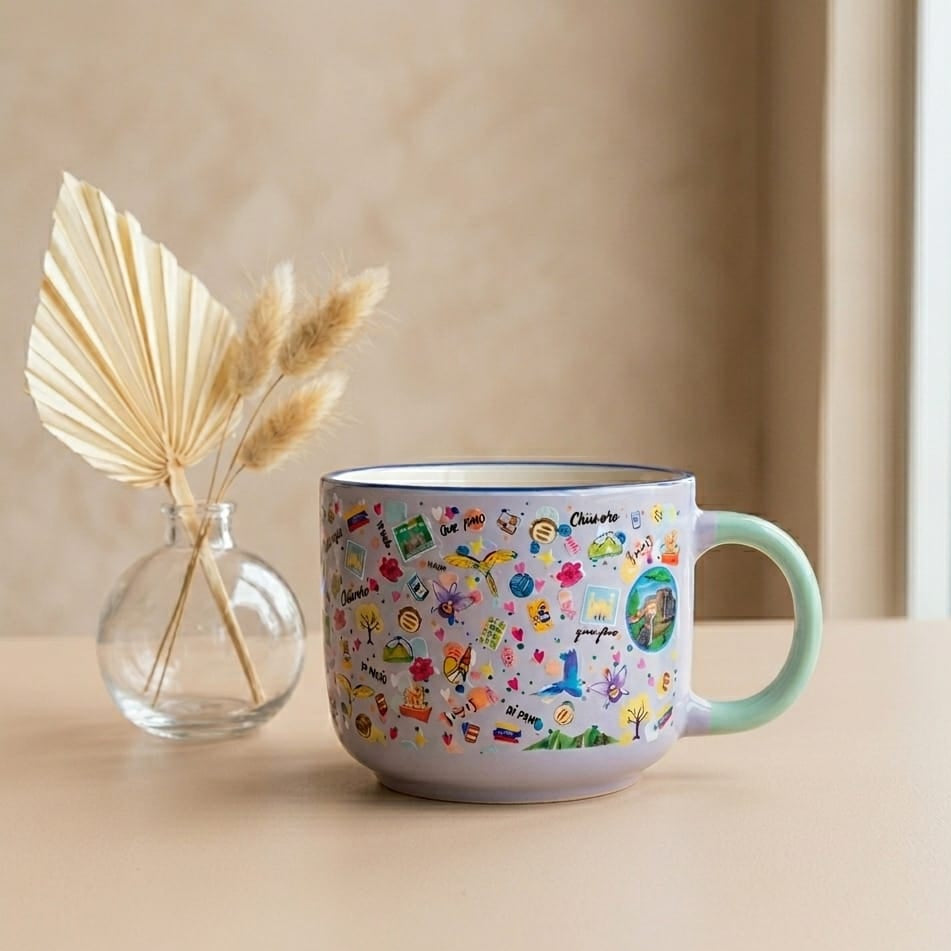 TAZA CON DISEÑO VENEZOLANO