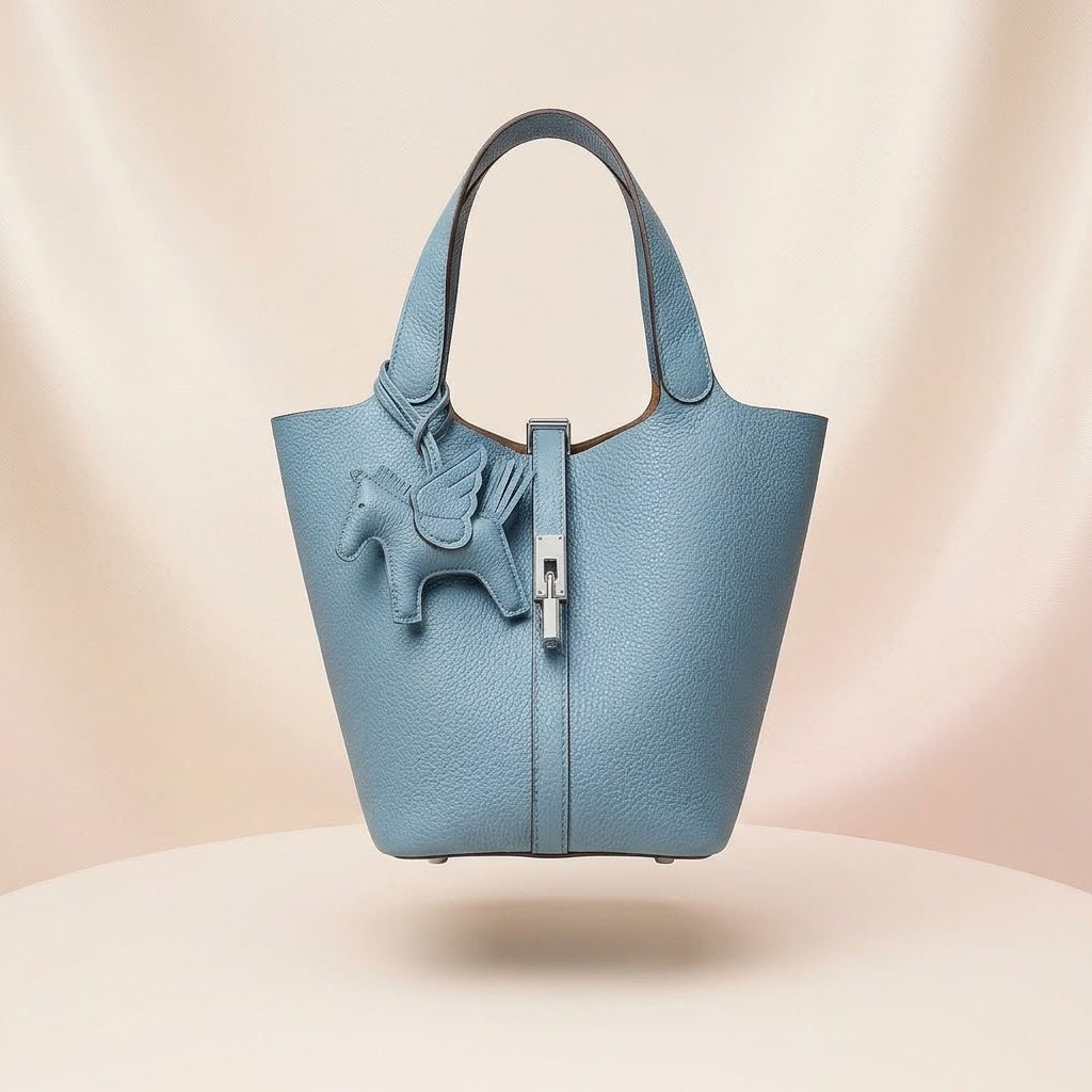 CARTERA HERMÈS AZUL