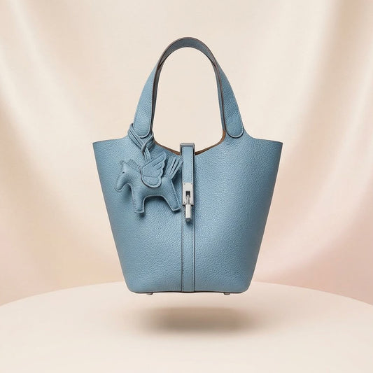 CARTERA HERMÈS AZUL