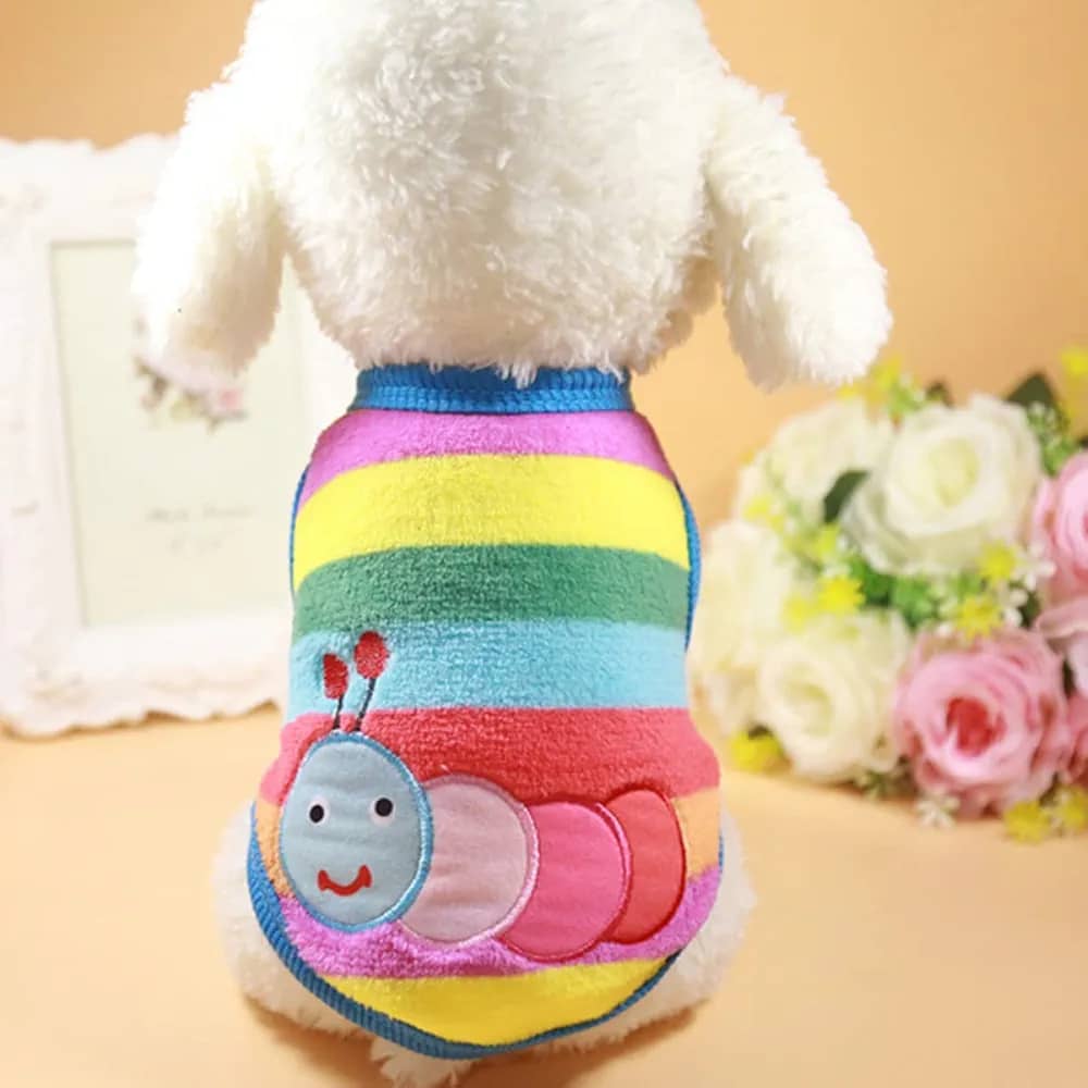 ABRIGO DE ARCOIRIS COLORES TALLA XS Y S