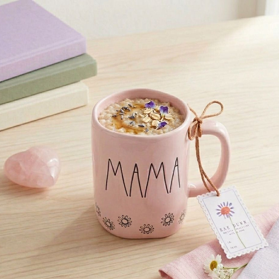 TAZA ROSADA MAMA