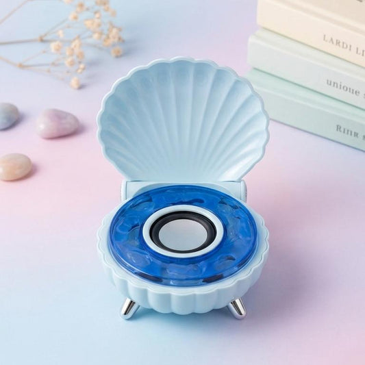 TOCADISCO DE OSTRA CON SONIDOS Y BLUETOOTH PEQUEÑO