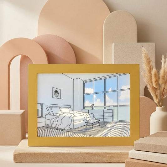 CUADRO TIPO LÁMPARA DECORATIVO DORMITORIO