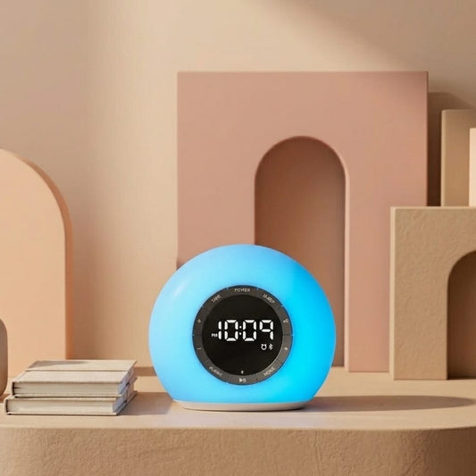 RELOJ DESPERTADOR CON LUZ DE AMANECER Y SONIDOS