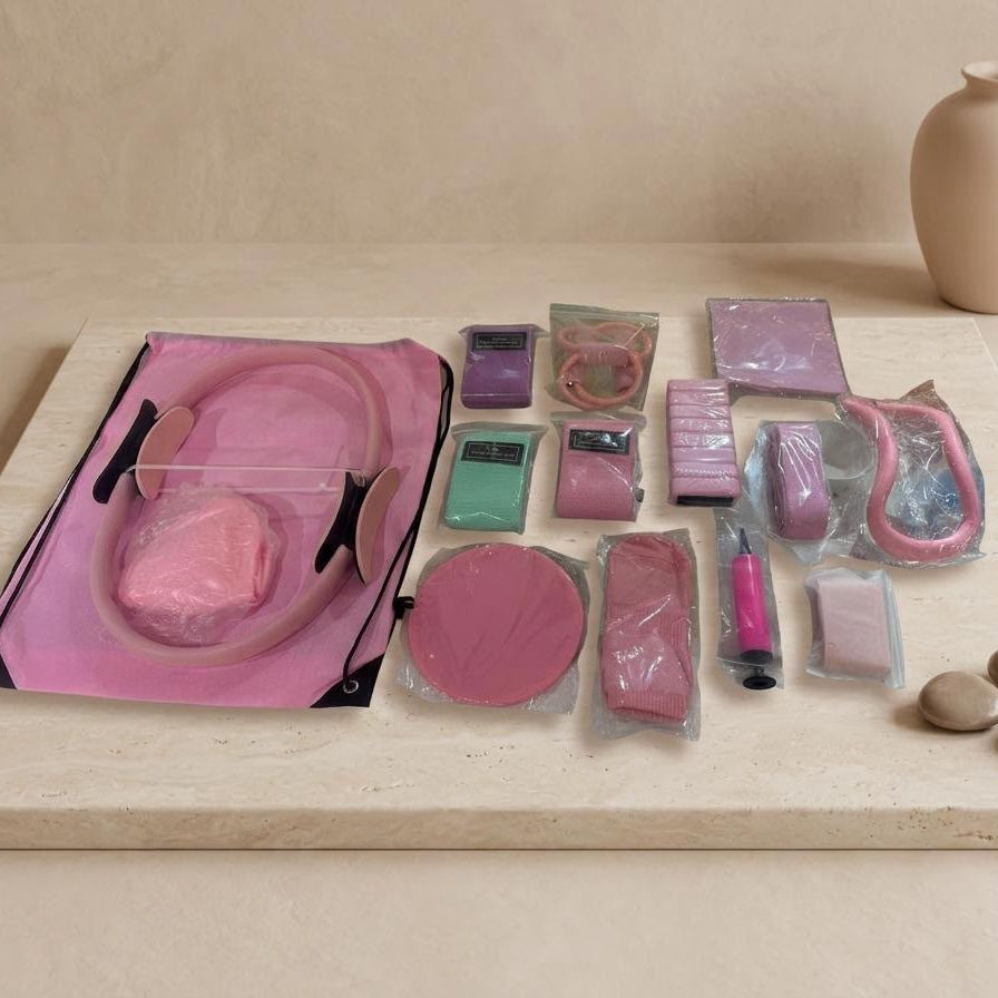 SET DE PILATES ROSADO