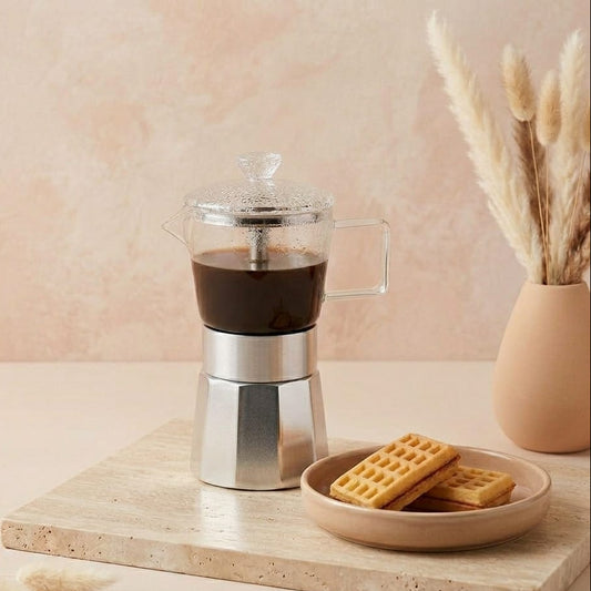 CAFETERA GRECA PREMIUM DE CRISTAL AMAZON