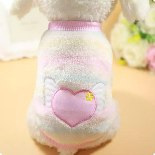 ABRIGO DE ARCOIRIS ROSADO TALLA S