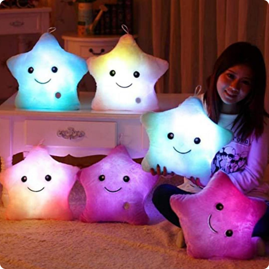 ALMOHADA LED CON FORMA DE ESTRELLA