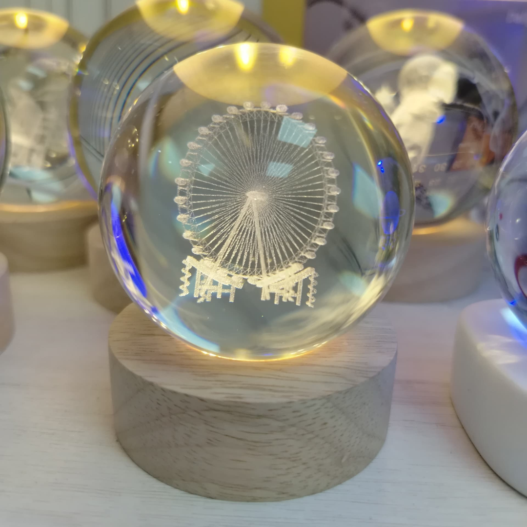 BOLA DE CRISTAL PEQUEÑA DE RUEDA DE LA FORTUNA