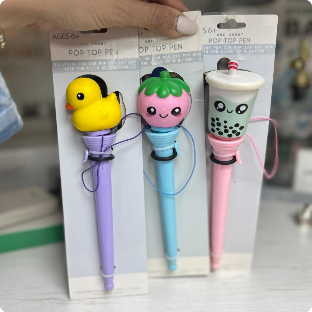 BOLÍGRAFOS CON FIGURAS DE ROOM