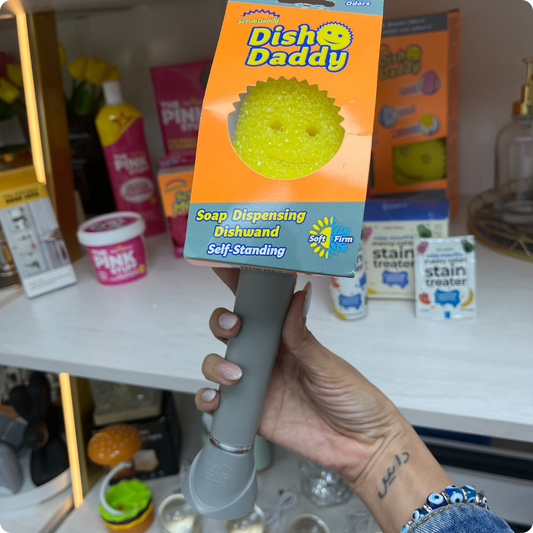 CEPILLO DE ESPONJA SCRUB DADDY CON MANGO RECARGABLE AMAZON