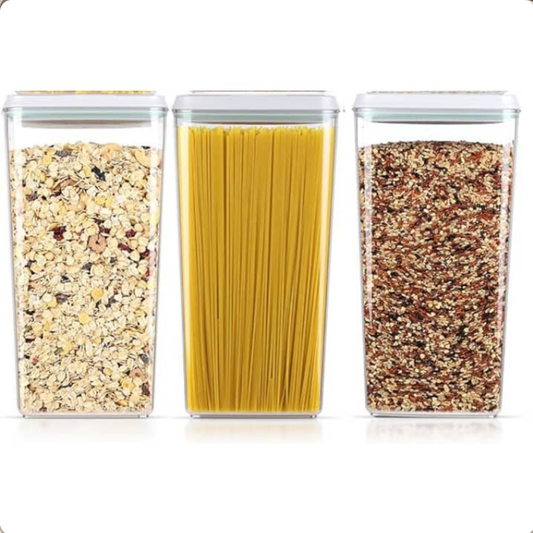 CONTENEDOR ALTO DE ACRÍLICO GRANDE DE COCINA