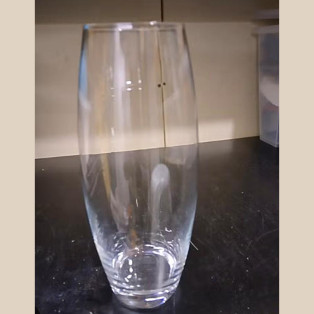 VASO ALTO LISO DOBLE CAPA FINITO TRANSPARENTE