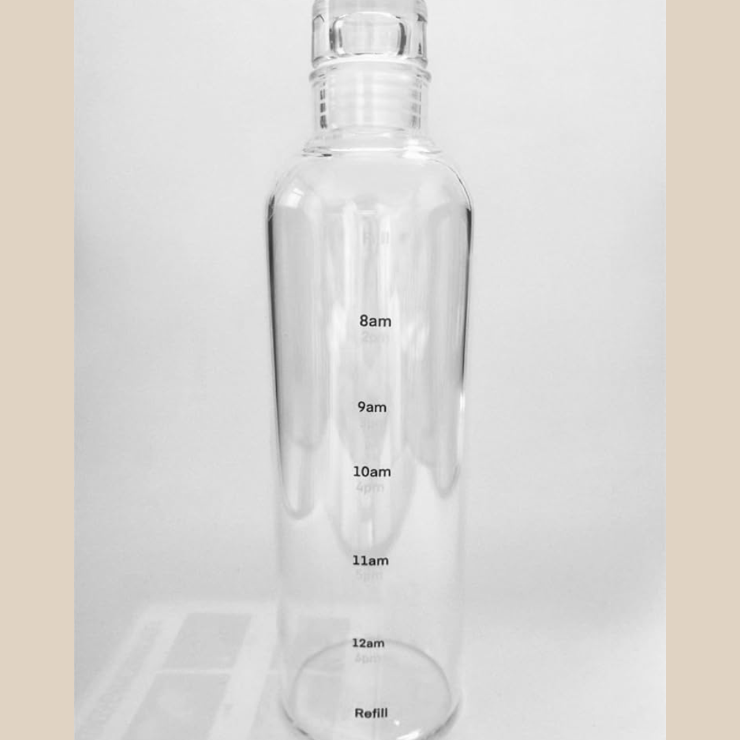 BOTELLA DE VIDRIO PARA AGUA DE 1LT