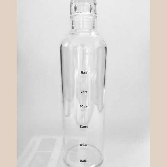 BOTELLA DE VIDRIO PARA AGUA DE 1LT