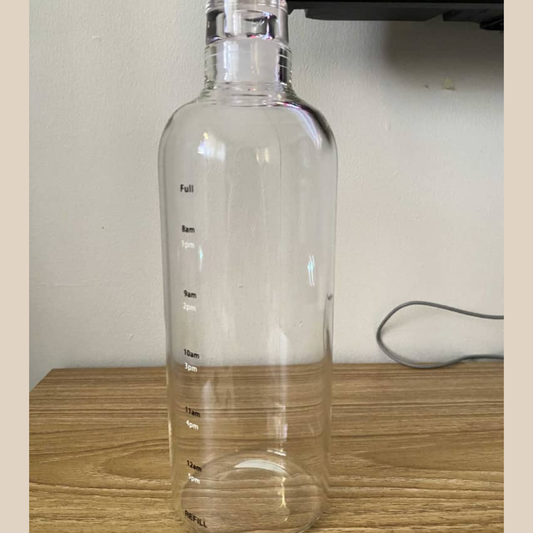 BOTELLA DE VIDRIO PARA AGUA DE 0.5LT